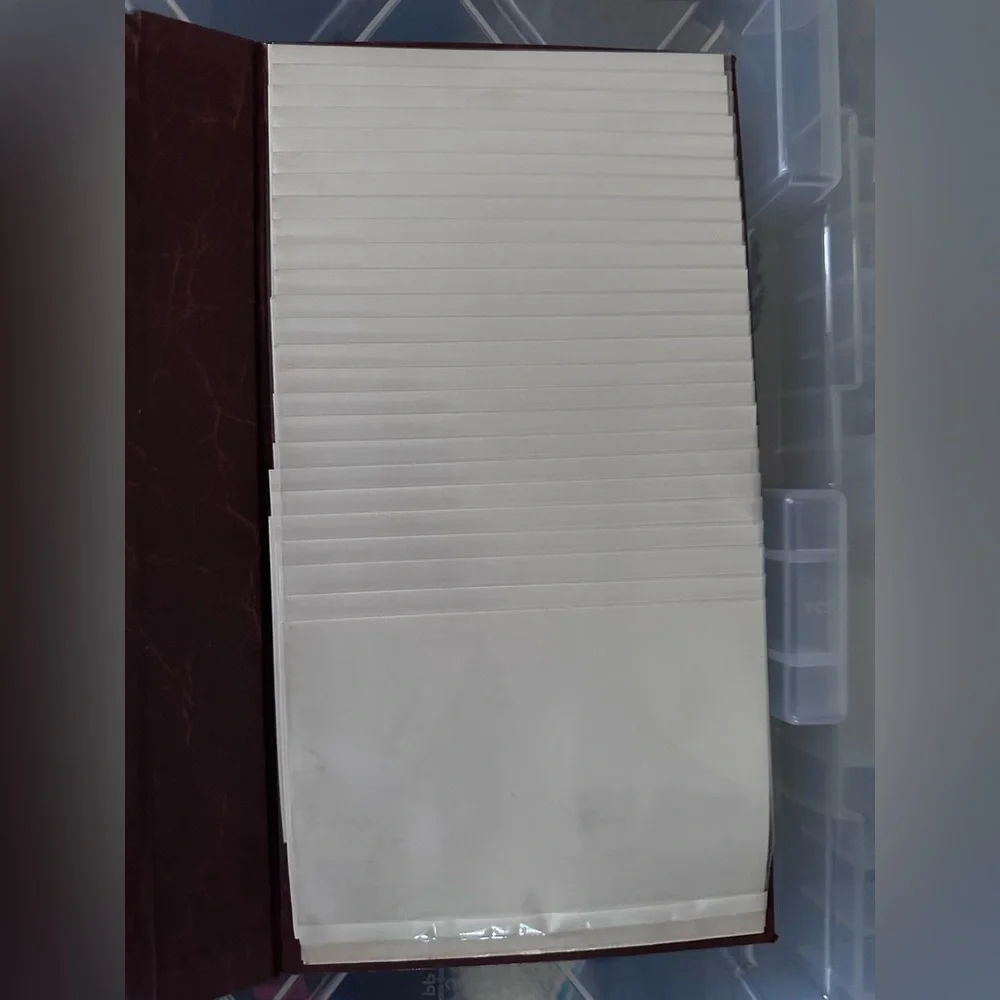 Vintage 70s Fotodisplay Photo Album Faux Leather Brown Holds 200 Pictures